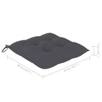 vidaXL Patio Chair With Tea Table