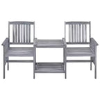 vidaXL Patio Chair With Tea Table