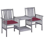 vidaXL Patio Chair With Tea Table