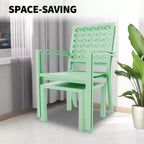 3-Piece Wrought Iron Bistro Set - Rust-Resistant Outdoor Table & Chairs for Patio, Balcony & Conservatory