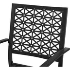 3-Piece Wrought Iron Bistro Set - Rust-Resistant Outdoor Table & Chairs for Patio, Balcony & Conservatory
