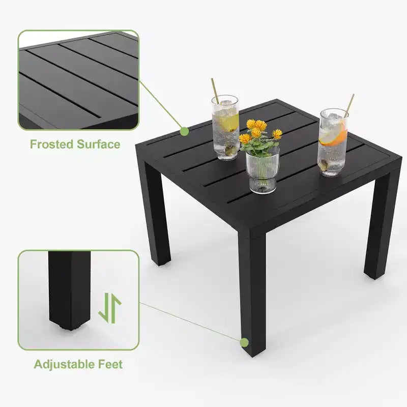 3-Piece Wrought Iron Bistro Set - Rust-Resistant Outdoor Table & Chairs for Patio, Balcony & Conservatory