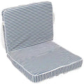 Sunnylife: Take Anywhere Folding Chair - Resort Stripe Navy Blue, Lounger Seat