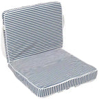 Sunnylife: Take Anywhere Folding Chair - Resort Stripe Navy Blue, Lounger Seat