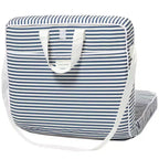 Sunnylife: Take Anywhere Folding Chair - Resort Stripe Navy Blue, Lounger Seat