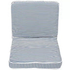 Sunnylife: Take Anywhere Folding Chair - Resort Stripe Navy Blue, Lounger Seat