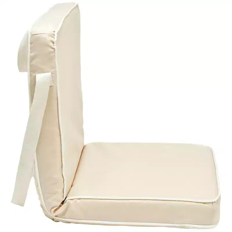 Sunnylife: Take Anywhere Folding Chair - Oyster, Cream Portable Sun Lounger Seat