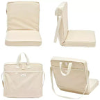 Sunnylife: Take Anywhere Folding Chair - Oyster, Cream Portable Sun Lounger Seat
