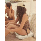 Sunnylife: Take Anywhere Folding Chair - Oyster, Cream Portable Sun Lounger Seat