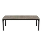 MAYEERTY 78.7 Extra Long Industrial Double Workstation Desk, 2-Person Home Office Desk with Heavy-Duty Metal Frame, 200lbs Capacity MDF Tabletop
