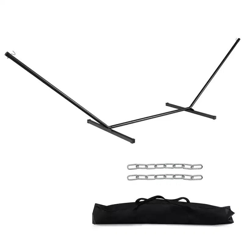 Costway 2-Person Heavy-Duty Hammock Stand w/ Storage Bag Portable 450 LBS Capacity