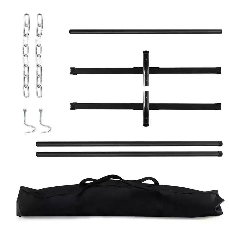Costway 2-Person Heavy-Duty Hammock Stand w/ Storage Bag Portable 450 LBS Capacity