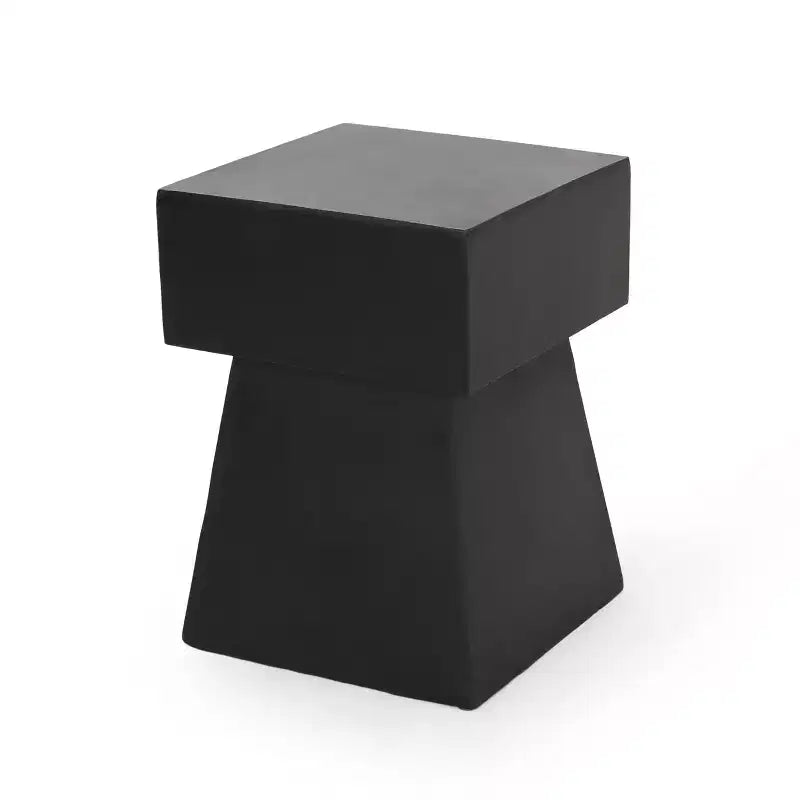 Christopher Knight Home Aesop Modern Patio Lightweight Concrete Side Table