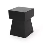 Christopher Knight Home Aesop Modern Patio Lightweight Concrete Side Table