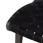ModernLuxe 3pcs Patio Seating Sets, Outdoor Chat Set with 2 Sunken Rope Chairs, Acacia Wood End Table