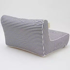 Sunnylife: Luxe Floating Chair - Marine Navy Stripe - Inflatable Poolside Lounge