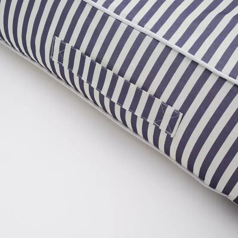 Sunnylife: Luxe Floating Chair - Marine Navy Stripe - Inflatable Poolside Lounge