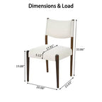 Christopher Knight Home Harry Modern Rubberwood Upholstered Dining Chairs (Set of 2)