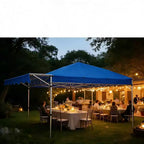 Heavy Duty Pop Up Canopy Tent - Waterproof & UV-Protected Outdoor Shelter - Easy One-Person Setup - Adjustable Height, 1 Sidewall