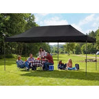 Heavy Duty Pop Up Canopy Tent - Waterproof & UV-Protected Outdoor Shelter - Easy One-Person Setup - Adjustable Height, 1 Sidewall