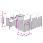 vidaXL Bistro Set