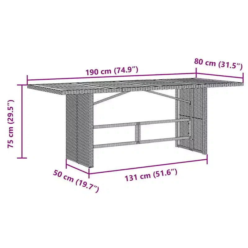 vidaXL Bistro Set