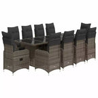 vidaXL Bistro Set Grey