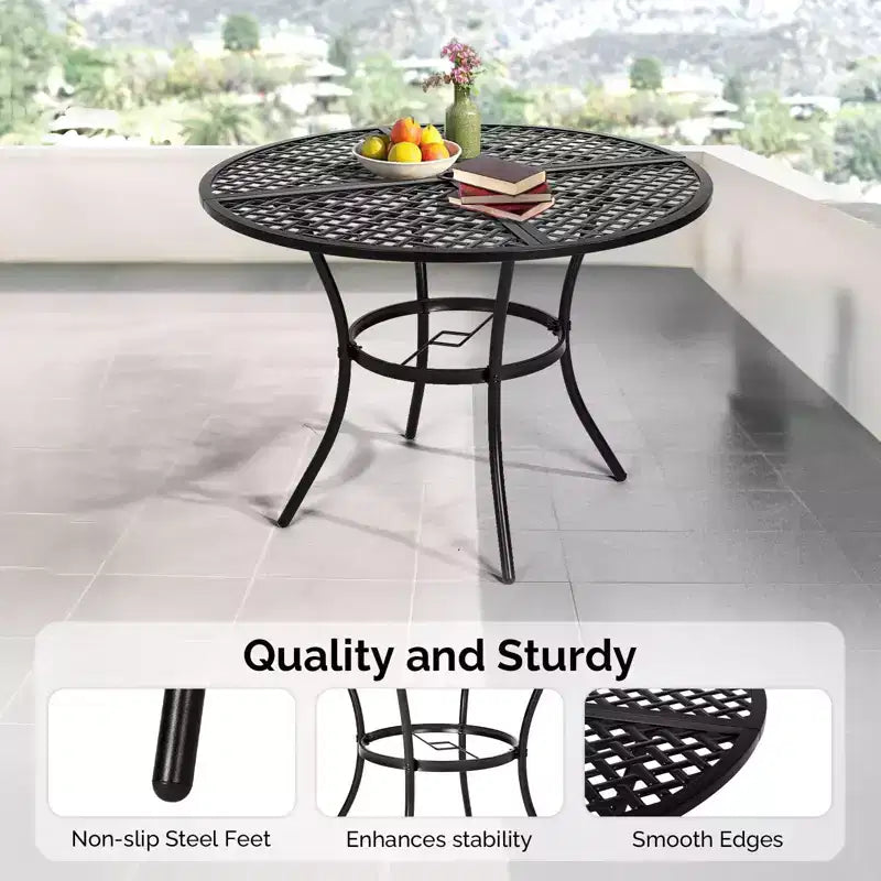 Karl Home | Patio Round Metal Table