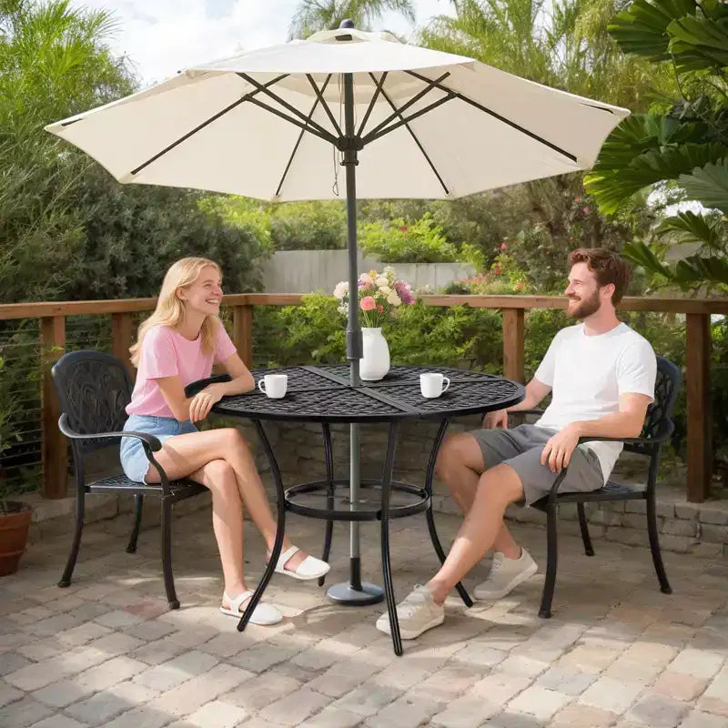 Karl Home | Patio Round Metal Table
