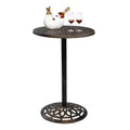 Karl Home | 40-Inch Metal Patio Bar Table