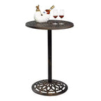 Karl Home | 40-Inch Metal Patio Bar Table