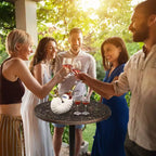 Karl Home | 40-Inch Metal Patio Bar Table