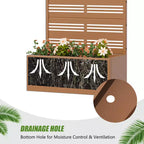 Dovelina Raised Garden Bed with Trellis Metal Planter Box with Privacy Screen for Climbing Plants-59 x 30/60, 47 x 47/94,72 x 35/47/70/94