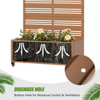 Dovelina Raised Garden Bed with Trellis Metal Planter Box with Privacy Screen for Climbing Plants-59 x 30/60, 47 x 47/94,72 x 35/47/70/94