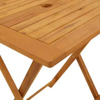 vidaXL Bistro Set Solid acacia wood, PE rattan Medium Foldable