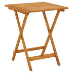vidaXL Bistro Set Solid acacia wood, PE rattan Medium Foldable