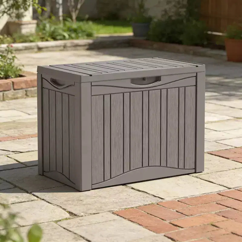 50 Gal. Resin Storage Deck Box for Outdoor Indoor