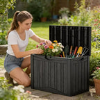 50 Gal. Resin Storage Deck Box for Outdoor Indoor