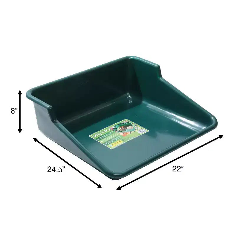 Garden Tidy Tray Gardening Set with Stainless Steel Hand Tools & Bamboo Handles, Multiple Tool Options & Colors