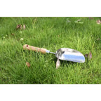 Garden Tidy Tray Gardening Set with Stainless Steel Hand Tools & Bamboo Handles, Multiple Tool Options & Colors