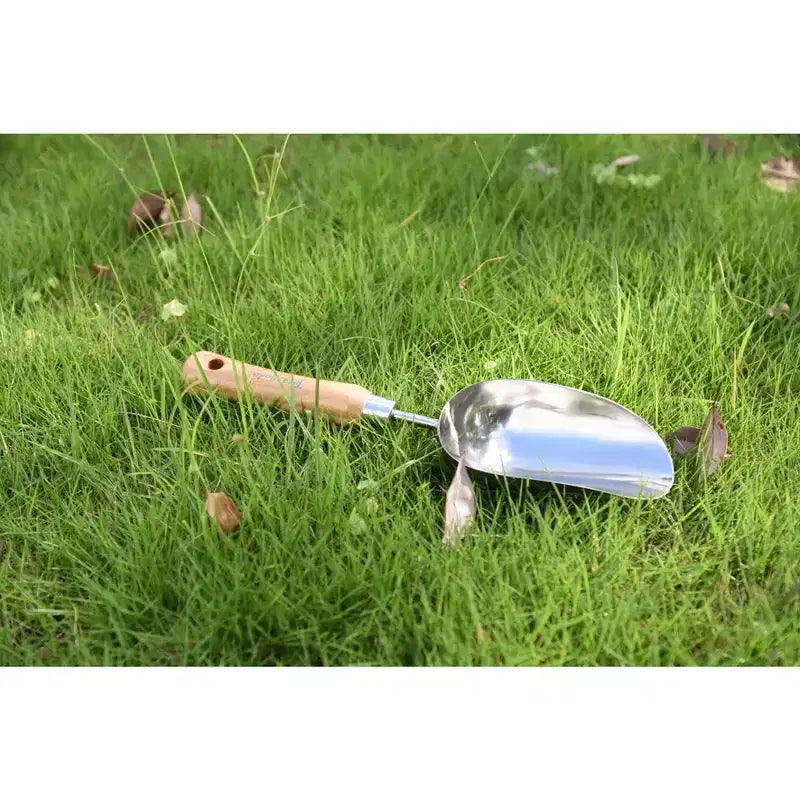 Garden Tidy Tray Gardening Set with Stainless Steel Hand Tools & Bamboo Handles, Multiple Tool Options & Colors