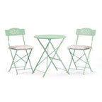 Karl Home 3-Piece Bistro Set With Seat Cushions