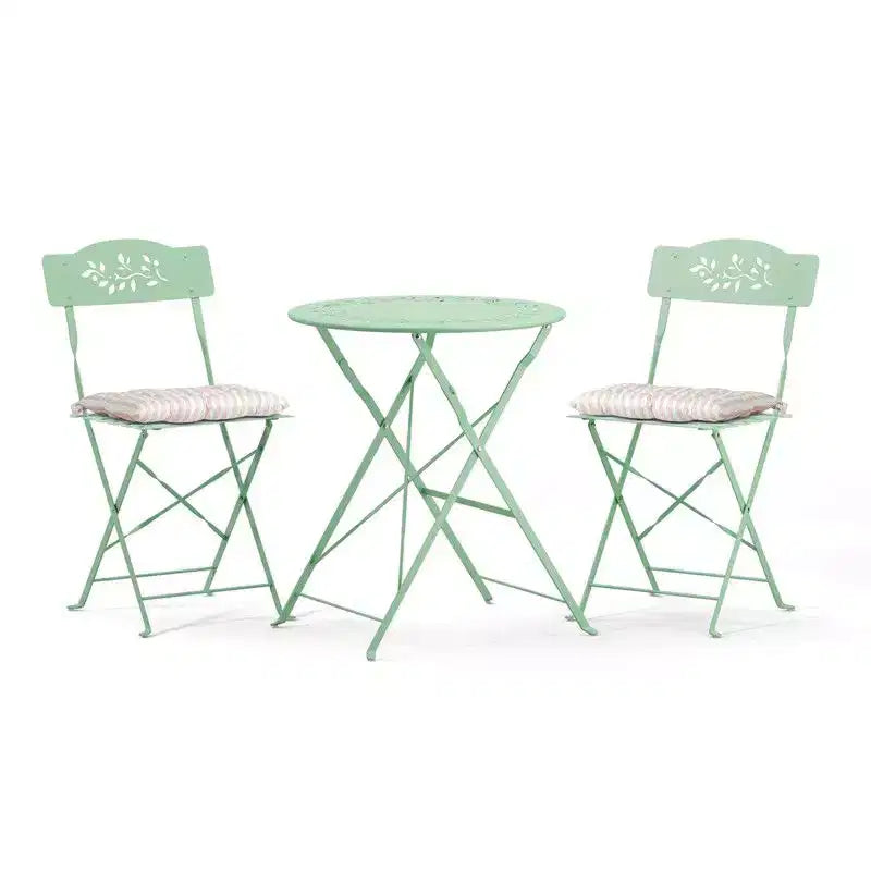 Karl Home 3-Piece Bistro Set With Seat Cushions
