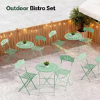 Karl Home 3-Piece Bistro Set With Seat Cushions