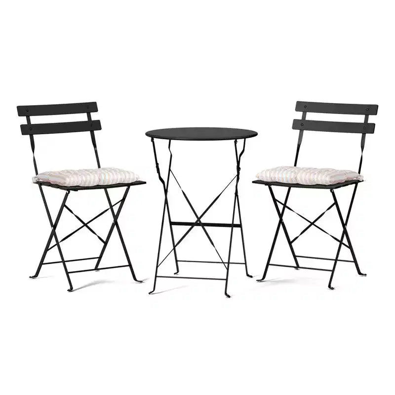 Karl Home 3-Piece Patio Dining Set With Seat Cushions