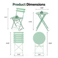 Karl Home 3-Piece Patio Dining Set