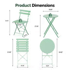 Karl Home 3-Piece Patio Dining Set