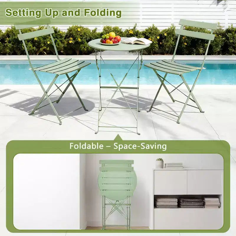 Karl Home 3-Piece Patio Dining Set
