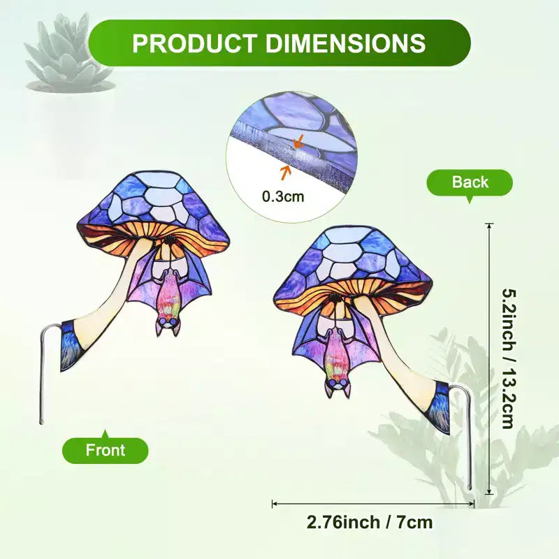 Unique Bargains Acrylic Outdoor Nature And Outdoors Garden Decoration Ornament 5.2 Inch 1 Pc