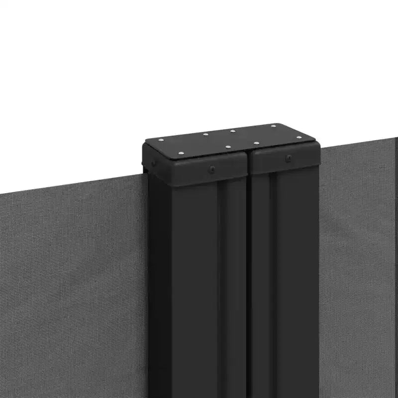 vidaXL Retractable Side Awning Anthracite 100% polyester with a PU coating